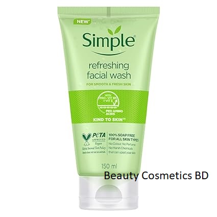 Picture of Simple Kind To Skin Refreshing Facial Wash Gel (150 ml)