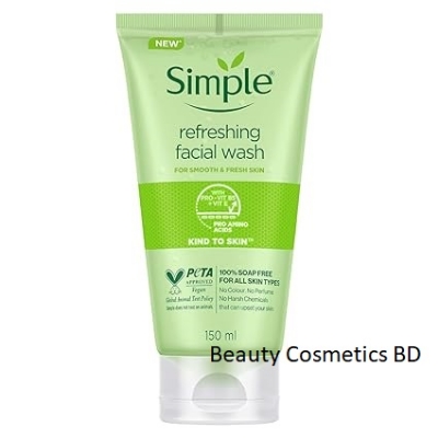 Picture of Simple Kind To Skin Refreshing Facial Wash Gel (150 ml)