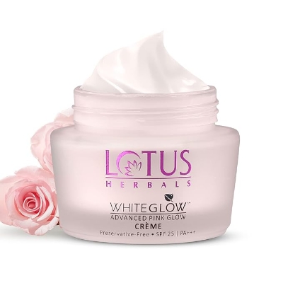 Picture of Indian product Skin care Lotus White Glow Advanced Pink Glow Cream Used for male/female - 35 gm