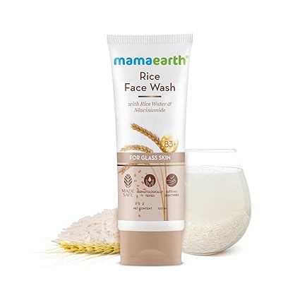 Picture of Mamaearth Rice Face Wash With Rice Water & Niacinamide for Glass Skin - 100 ml