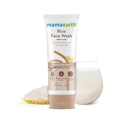 Picture of Mamaearth Rice Face Wash With Rice Water & Niacinamide for Glass Skin - 100 ml