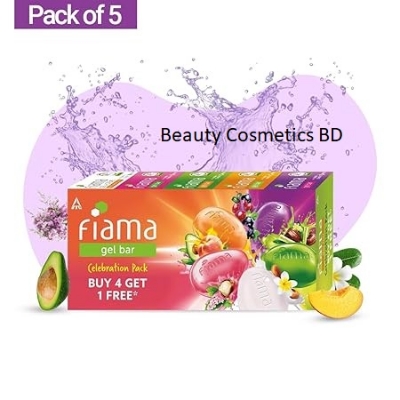 Picture of Fiama Gel Bar Buy 4 Get 1 Free Soap Indian - 625G INDIAN