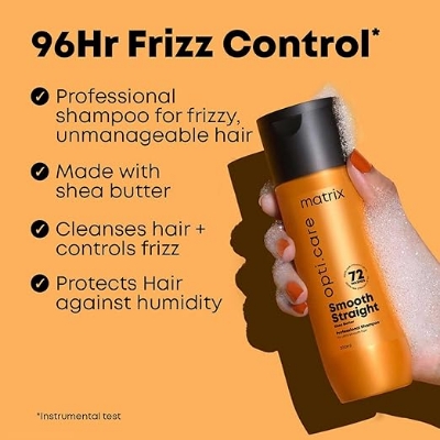 Picture of Matrix Opti Care Smooth Straight Shea Butter Shampoo 200Ml - Shampoo