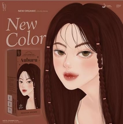 Picture of Kota Color Cream Hait Color Organic (Auburn(Reddish Brown)