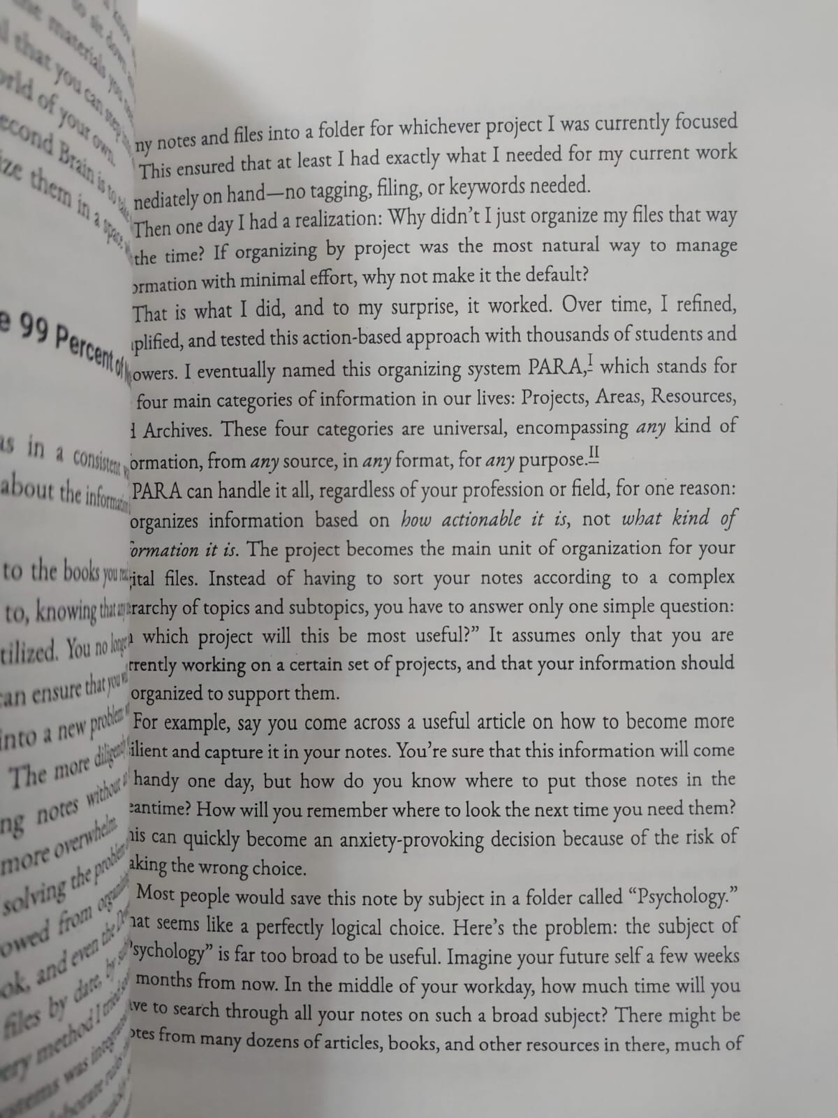 Picture of Building a Second Brain Book by Tiago Forte