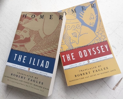 Picture of Set of 2 Books by Homer (The Odyssey & The Illiad) Translated by Robert Fagles - Paperback