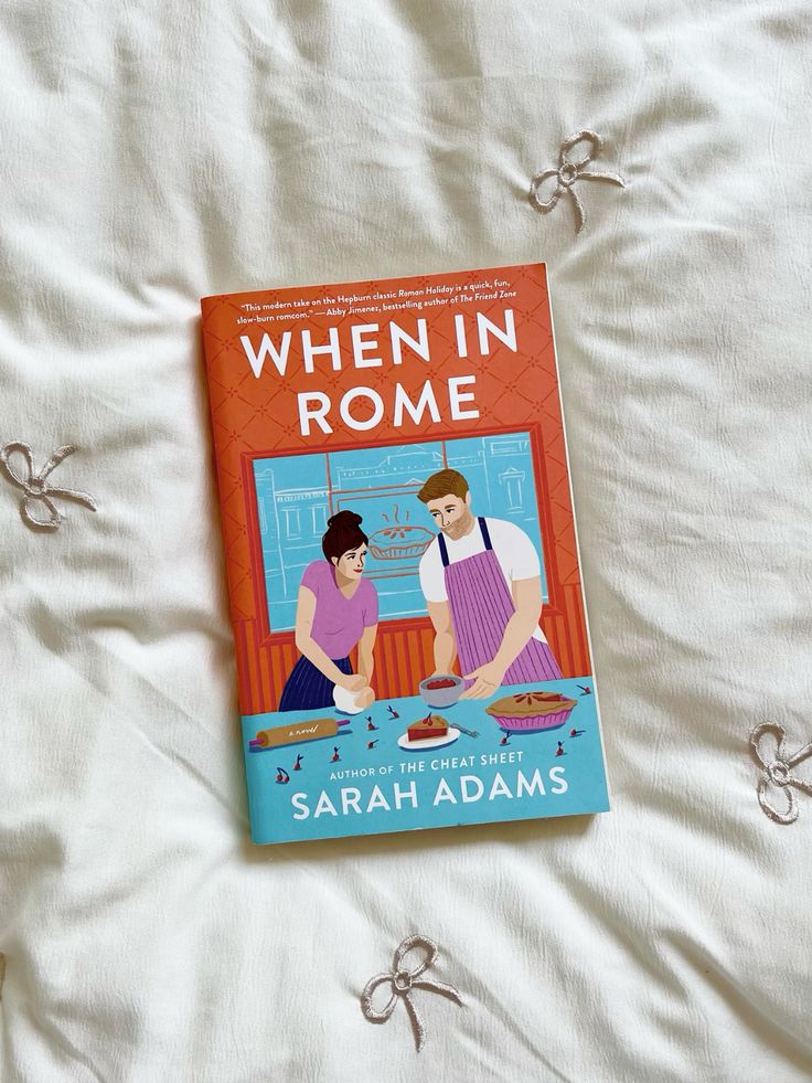 Picture of When in Rome: A Book by Sarah Adams  - Paperback