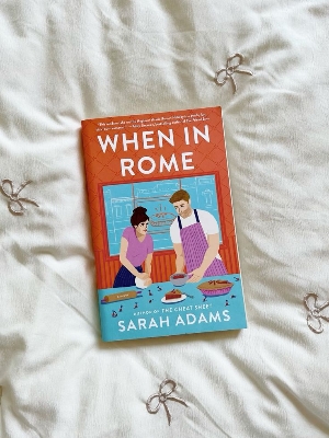 Picture of When in Rome: A Book by Sarah Adams  - Paperback