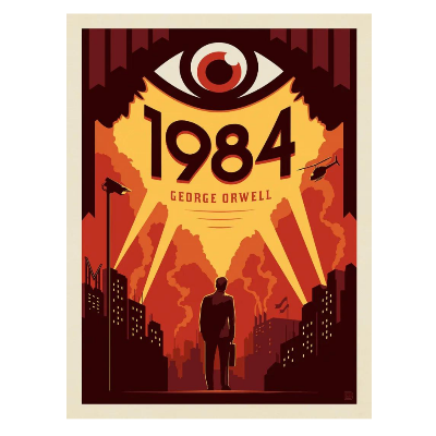 Picture of 1984 by Novel by George Orwell  (Premium Quality Paperback )