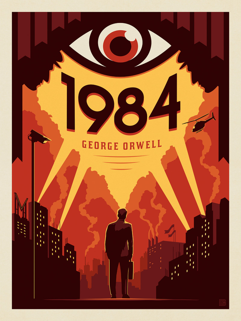 Picture of 1984 by Novel by George Orwell  (Premium Quality Paperback )