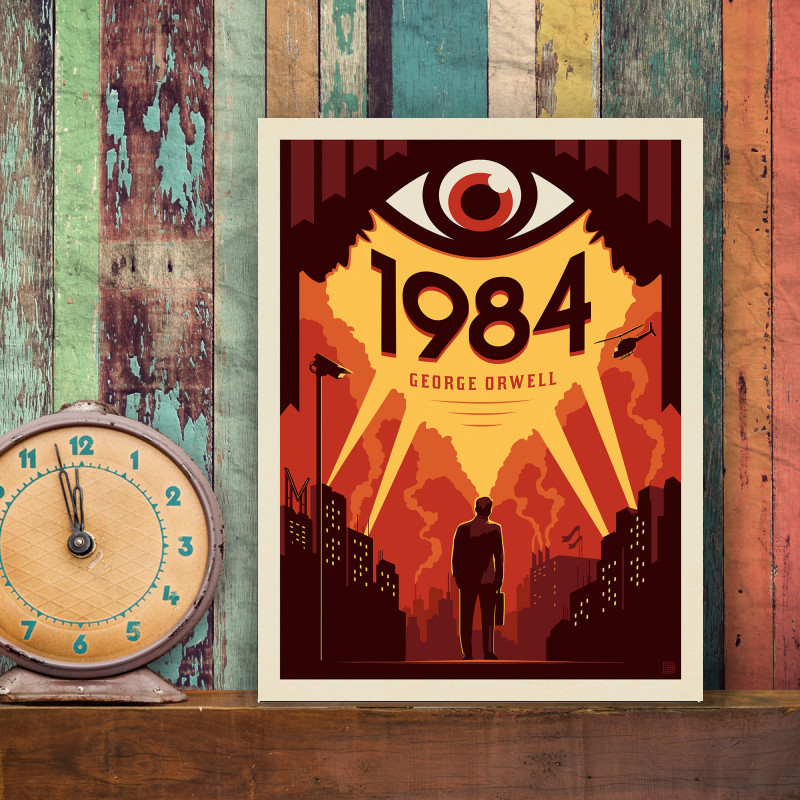 Picture of 1984 by Novel by George Orwell  (Premium Quality Paperback )