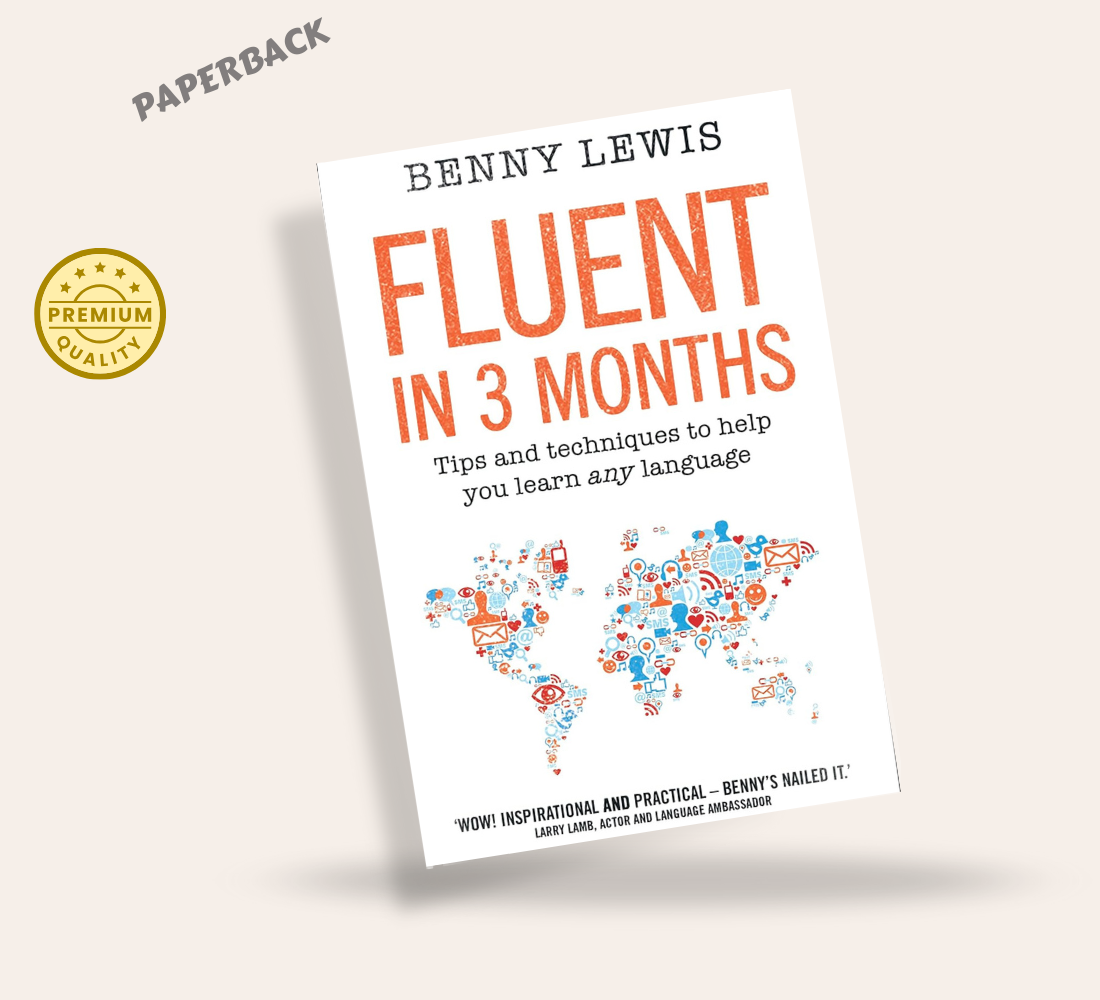 Picture of Fluent in 3 Months: Tips and Techniques to Help You Learn Any Language by Benny Lewis ( Premium - Paperback )