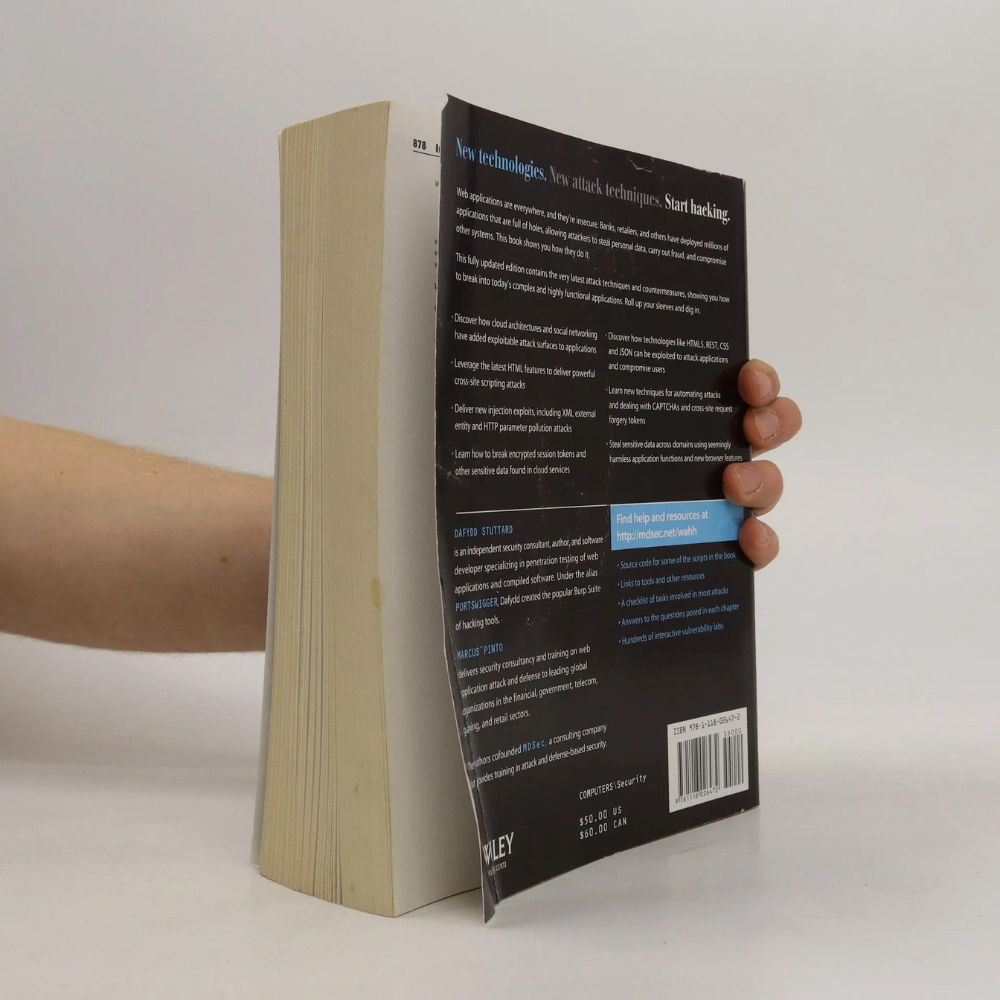 Picture of The Web Application Hacker's Handbook :Finding and Exploiting Security Flaws 2nd Edition (Premium Paperback)