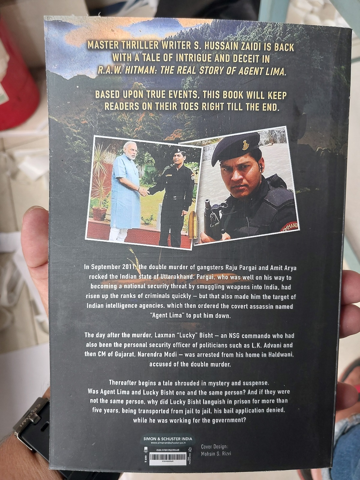 Picture of R.A.W. Hitman: The Real Story of Agent Lima by S. Hussain Zaidi (Premium Quality Paperback)