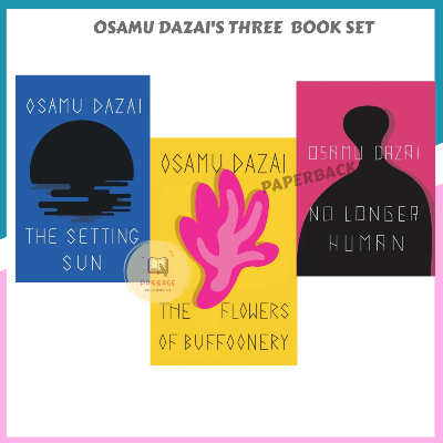 Picture of Combo of Osamu Dazai (No Longer Human, Setting Sun & The Flowers of Buffoonery) | Paperback