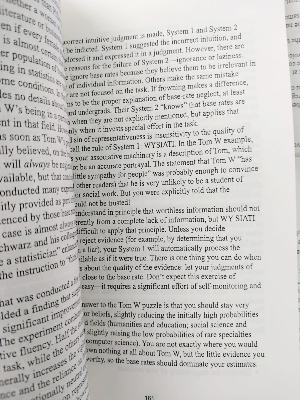 Picture of Thinking, Fast and Slow by Daniel Kahneman (Premium Quality Paperback)