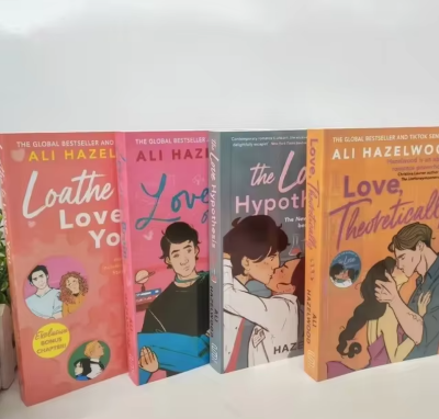 Picture of New Release Ali Hazelwood 4 Books Collection Set: The Love Hypothesis, Love on the Brain, Loathe to Love You & Love Theoretically (Premium Paperback)
