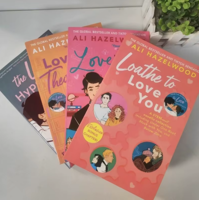 Picture of New Release Ali Hazelwood 4 Books Collection Set: The Love Hypothesis, Love on the Brain, Loathe to Love You & Love Theoretically (Premium Paperback)