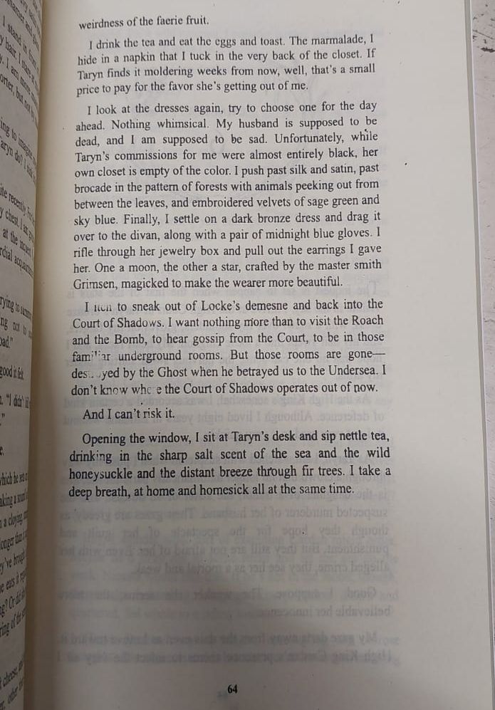 Picture of The Queen of Nothing Book by Holly Black -(Yellowish - Paperback)