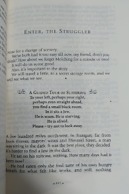 Picture of The Book Thief Novel by Markus Zusak (Yellowish - Paperback)