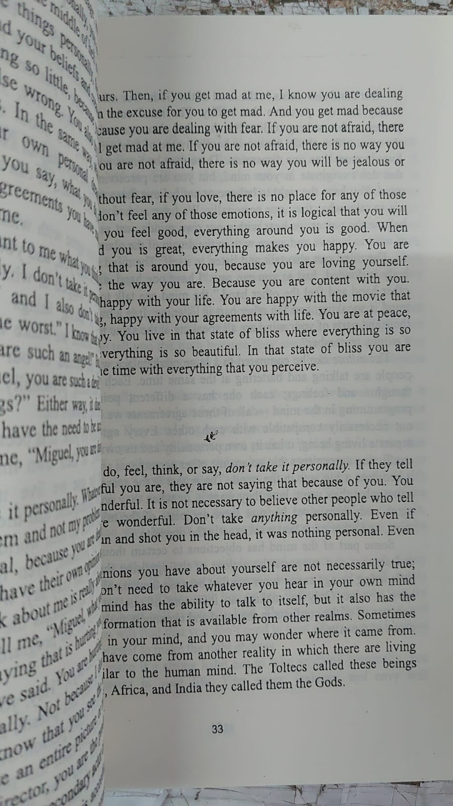 Picture of The Four Agreements by Don Miguel Ruiz (Yellowish - Paperback)