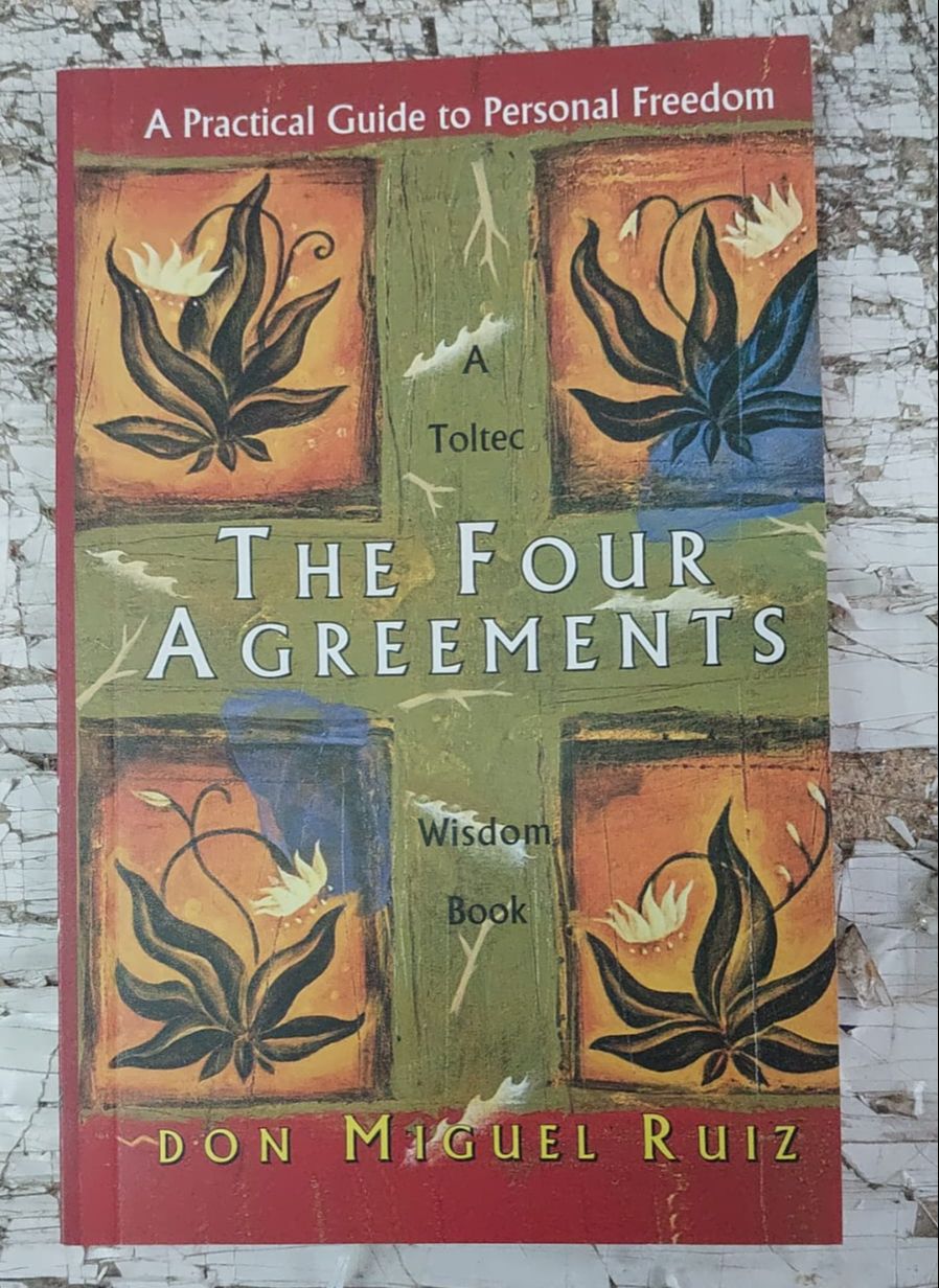 Picture of The Four Agreements by Don Miguel Ruiz (Yellowish - Paperback)