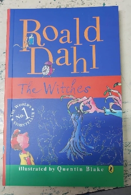 Picture of The Witches Novel by Roald Dahl (Yellowish - Paperback)
