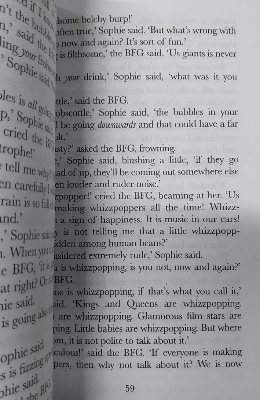 Picture of The BFG Novel by Roald Dahl (Yellowish - Paperback)