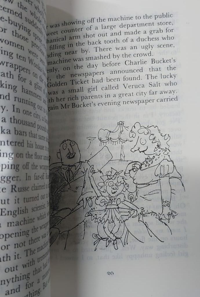 Picture of Charlie and the Great Glass Elevator by Roald Dahl (Yellowish - Paperback)