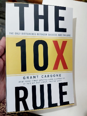 Picture of The 10X Rule: The Only Difference Between Success and Failure Book by Grant Cardone