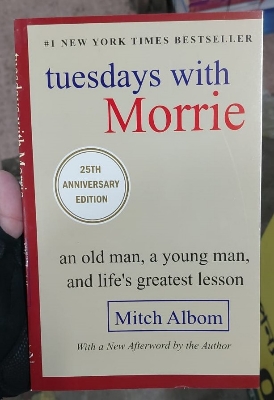 Picture of Tuesdays with Morrie by Mitch Albom  (Yellowish - Paperback)