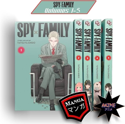 Picture of Spy x Family Collection Set Volumes 1-5 by Tatsuya Endo (Paperback)