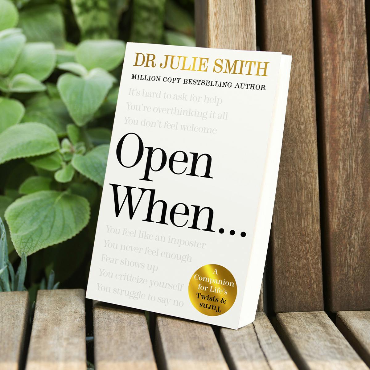 Picture of Open When: A Companion for Life's Twists & Turns Book by Dr. Julie Smith (Paperback)