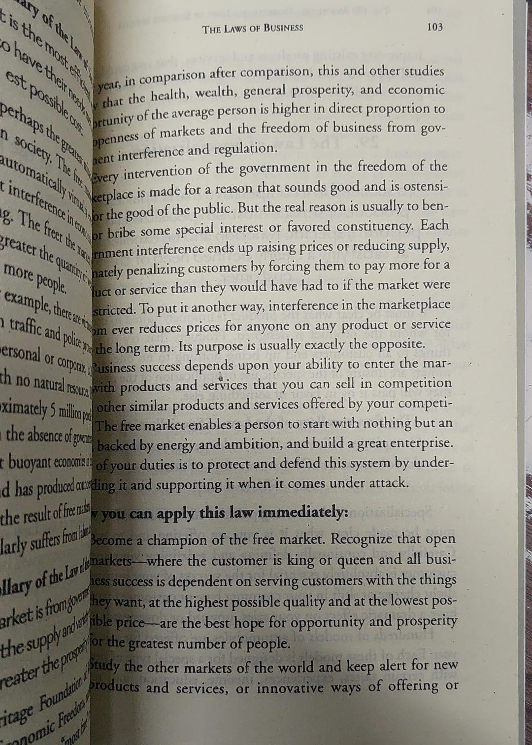 Picture of The 100 Absolutely Unbreakable Laws of Business Success by Brian Tracy (Yellowish - Paperback)