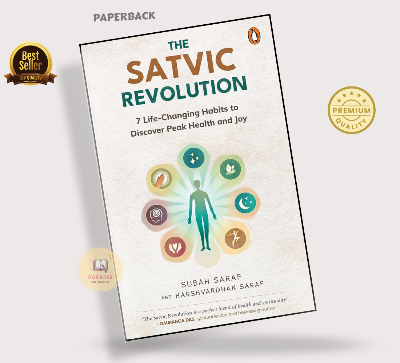 Picture of The Satvic Revolution: 7 Life-Changing Habits to Discover Peak Health and Joy Book by Harshvardhan Saraf and Subah Saraf (Paperback)