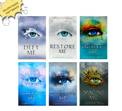 Picture of Shatter Me Series Collection Six Books Set  (Shatter Me, Unravel Me, Ignite Me, Restore Me, Defy Me) By Tahereh Mafi - Yellowish - Paperback