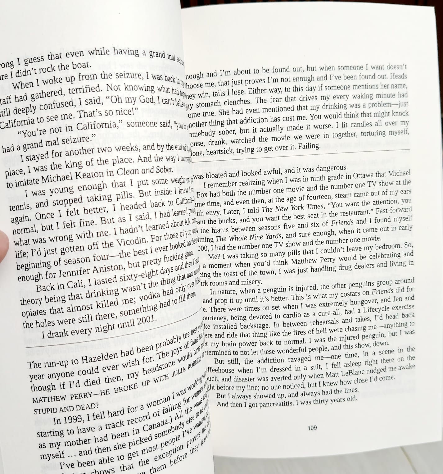 Picture of Friends, Lovers, and the Big Terrible Thing Book by Matthew Perry