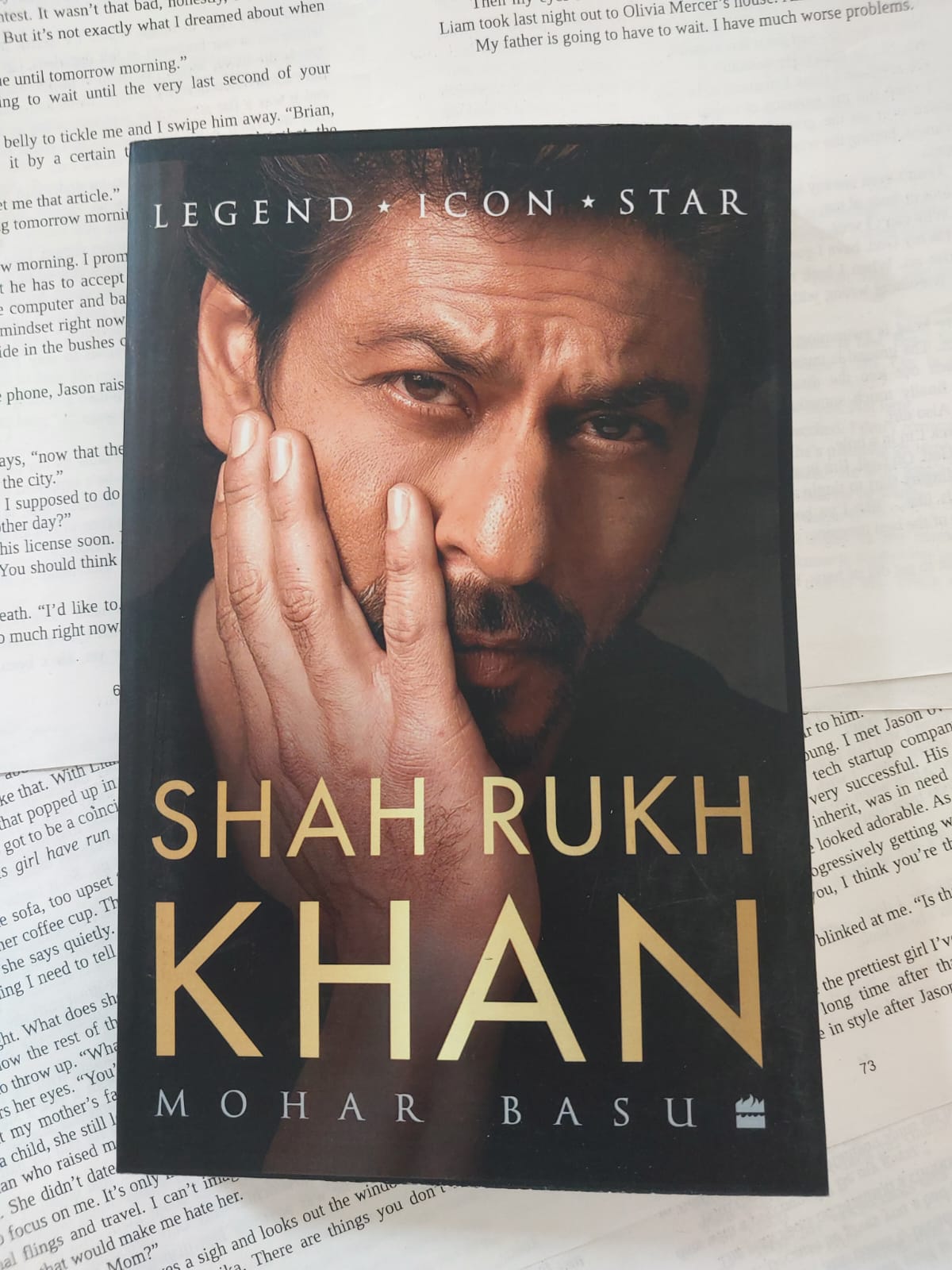 Picture of SHAH RUKH KHAN: Legend, Icon, Star Book by Mohar Basu (Paperback)