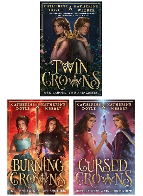 Picture of Twin Crowns Series 3 Books Set by Katherine Webber (Cursed Crowns, Burning, Twin)