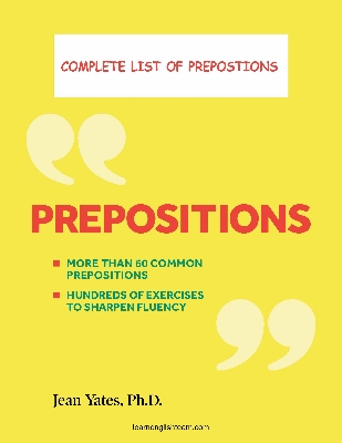 Picture of PREPOSITIONS: Complete list of prepositions by Jean Yate (Premium Print - Paperback)