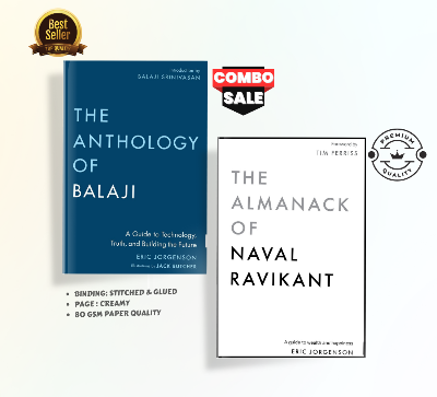 Picture of Eric Jorgenson 2 Books Set (The Almanack of Naval Ravikant, The Anthology of Balaji by Eric Jorgenson (Premium Print | Paperback)