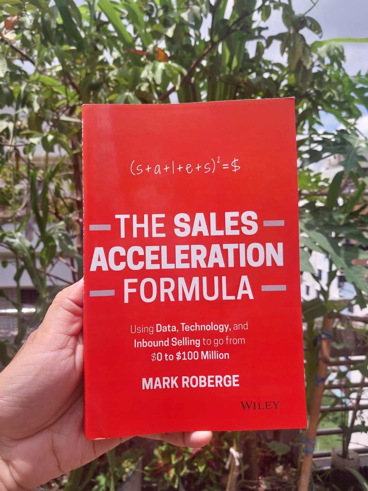 Picture of The Sales Acceleration Formula: Using Data, Technology, and Inbound Selling to Go from $0 to $100 Million Book by Mark Roberge