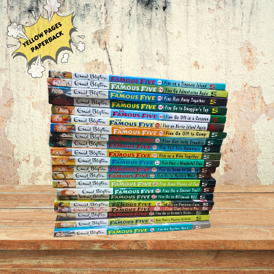 Picture of Famous Five Series 21 Books set by Enid Blyton  (Yellowish - Paperback)