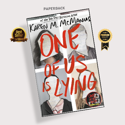 Picture of One of Us Is Lying Novel by Karen M. McManus (Premium Print - Paperback)