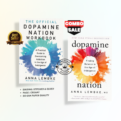 Picture of 2 books Combo The Official Dopamine Nation Workbook & Dopamine Nation by Anna Lembke  (Premium Print - Paperback)