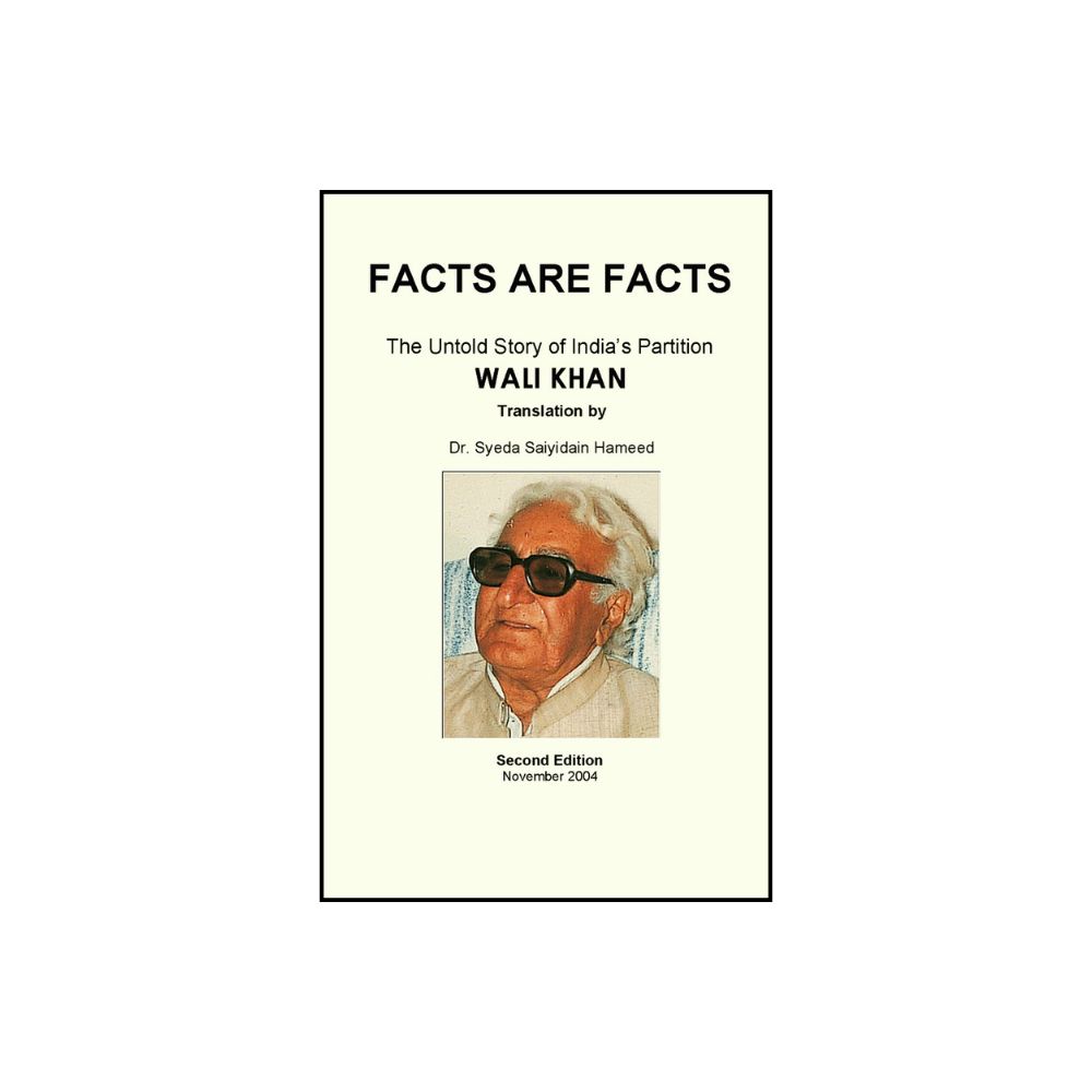 Picture of Facts are Facts: The Untold Story of India's Partition Book by Abdul Wali Khan