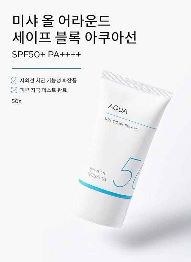 Picture of Missha All Around Safe Block Aqua Sun Gel SPF50+/PA++++ 50ml
