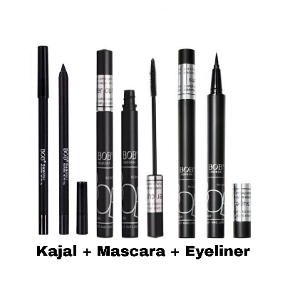 Picture of BOB Kajal+Mascara+Eyeliner 3 IN 1 Set