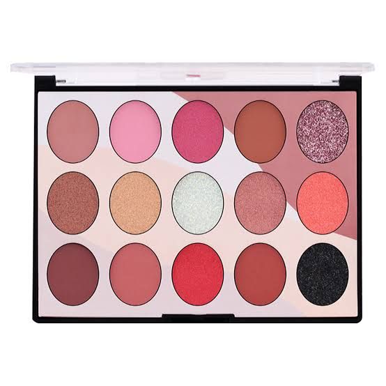Picture of New 15-color Eyeshadow Palette Pearly Matte Glitter Eyeshadow Palette Shiny Eye Shadow Eye Pigments