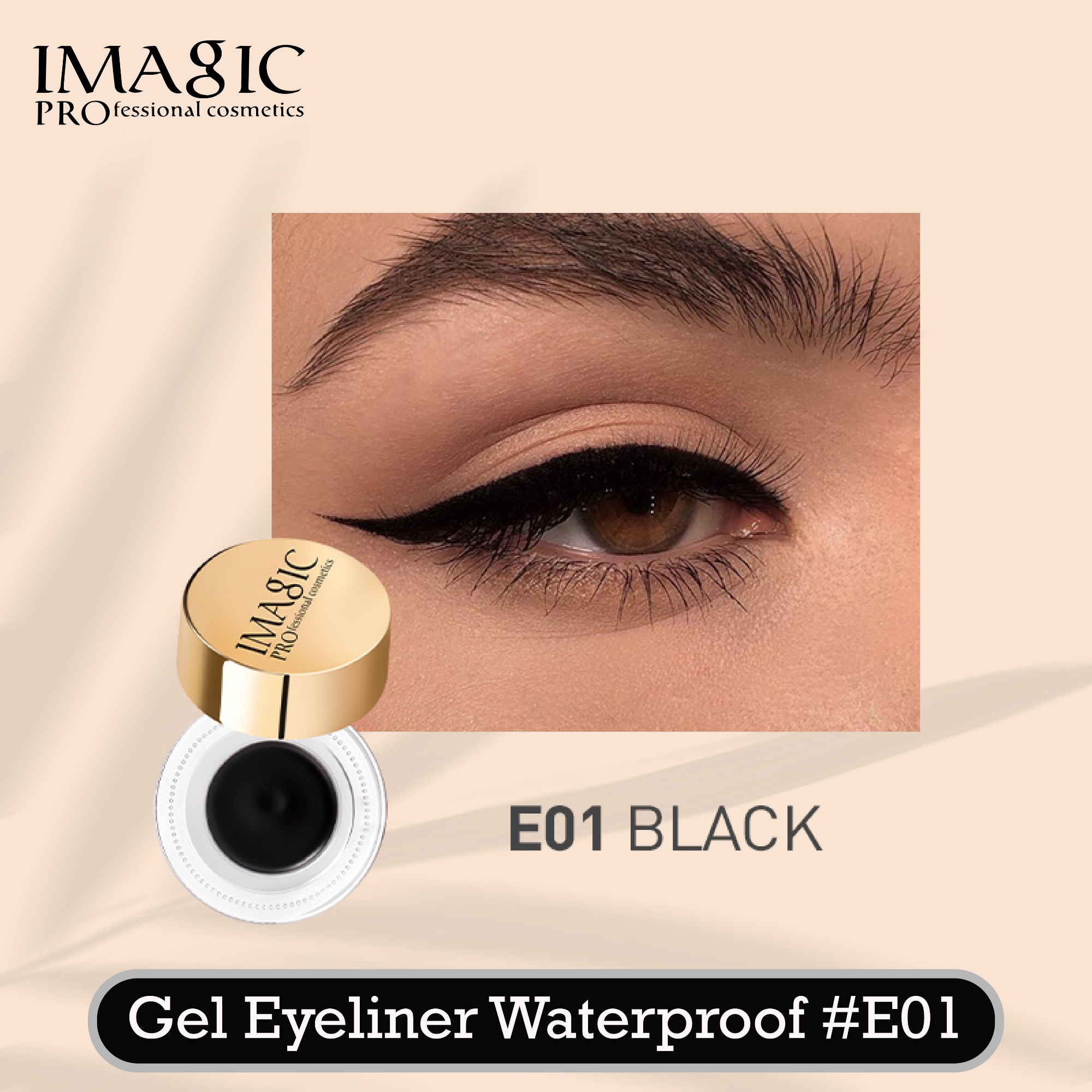 Picture of IMAGIC Waterproof Gel Eyeliner- E01 Black